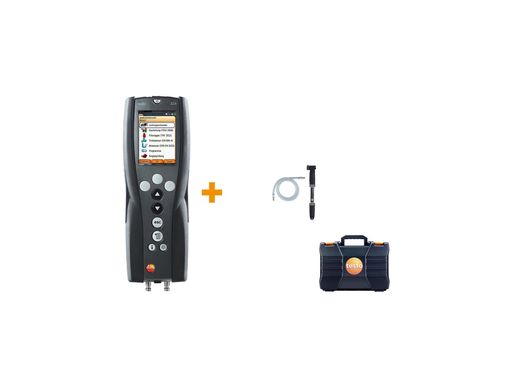 testo 324 basic set - Pressure and leakage measuring instrument